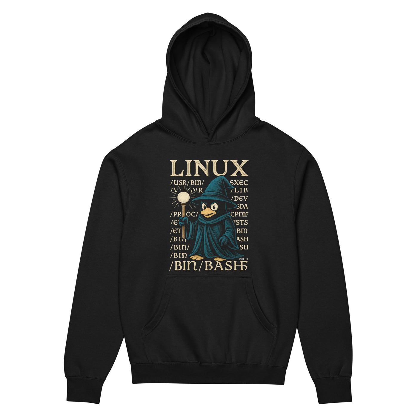 Linux Wizard - /bin/bash Edition - Men’s box hoodie