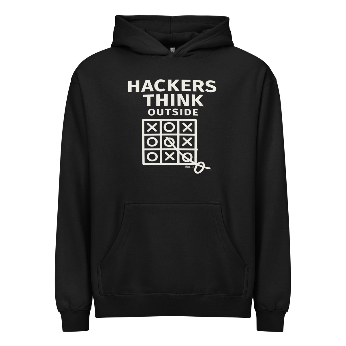 Hackers Think outside - Men’s box hoodie