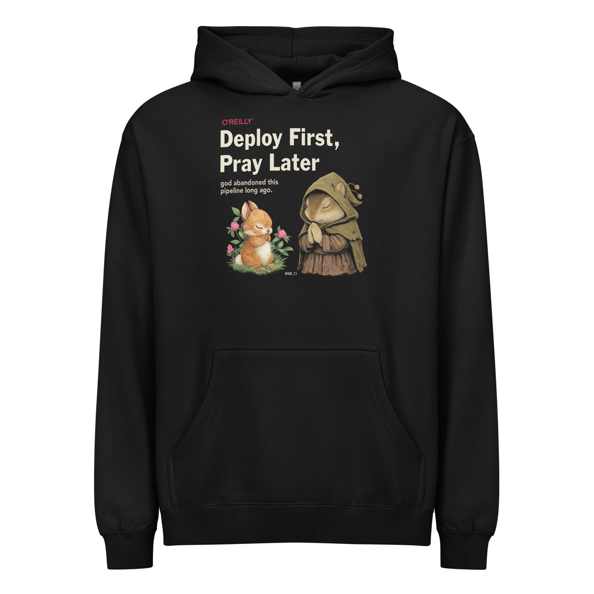 Deploy First, Pray Later - Men’s box hoodie