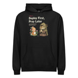 Deploy First, Pray Later - Men’s box hoodie