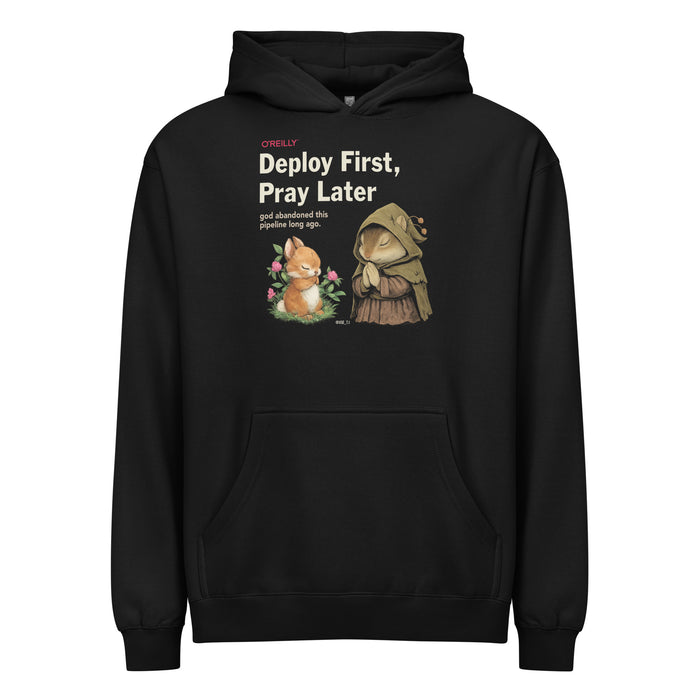 Deploy First, Pray Later - Men’s box hoodie