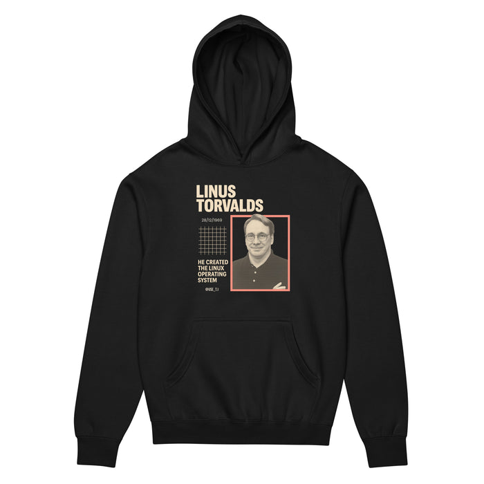 Linus Torvalds – The Father of the Kernel Who Changed the Tech World - Men’s box hoodie