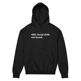 404: Social Skills Not Found - Men’s box hoodie