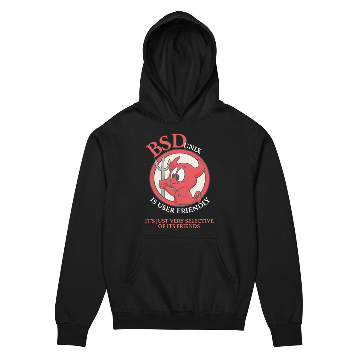 BSD UNIX Is User Friendly - Men’s box hoodie