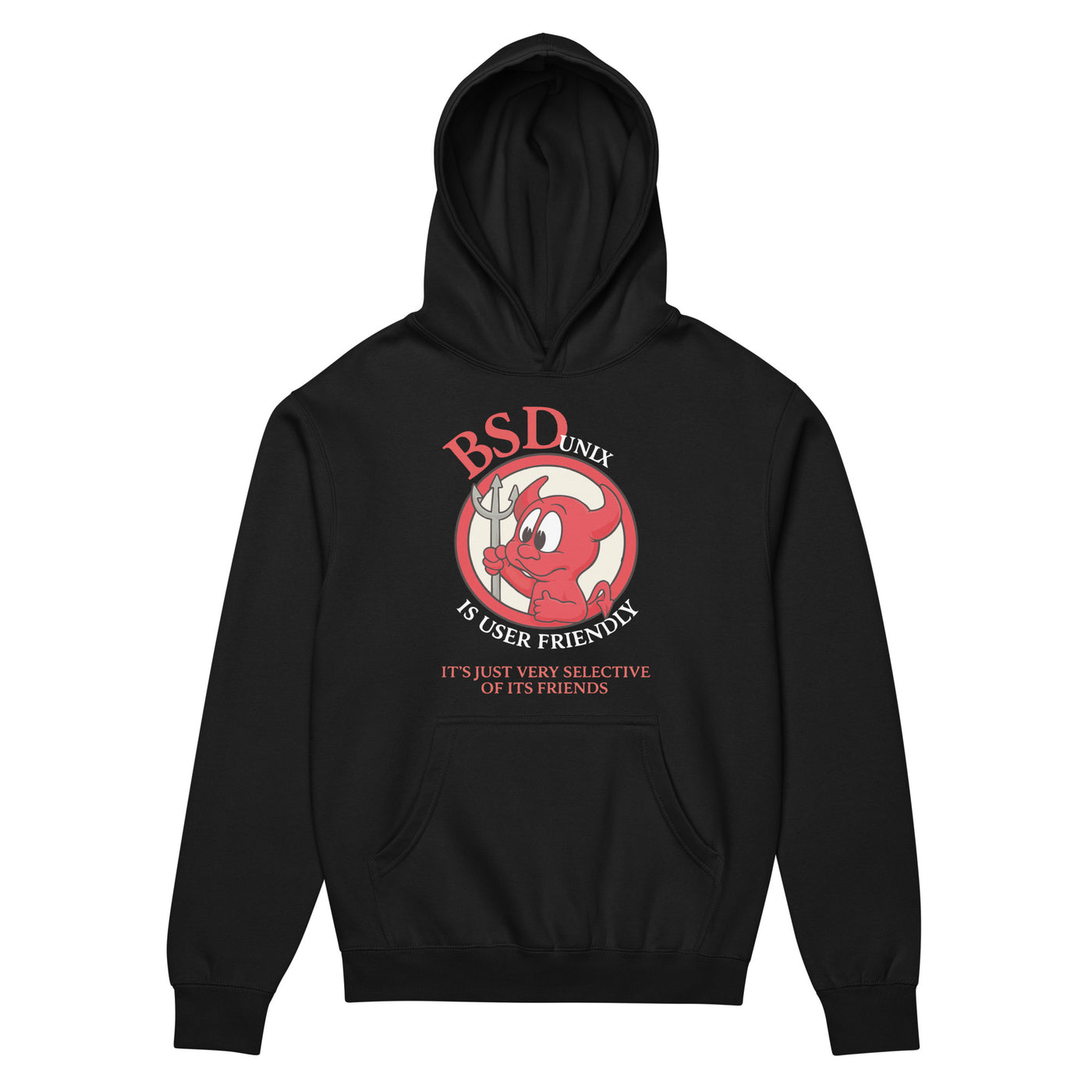 BSD UNIX Is User Friendly - Men’s box hoodie