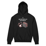 Never Deploy On Friday - Men’s box hoodie
