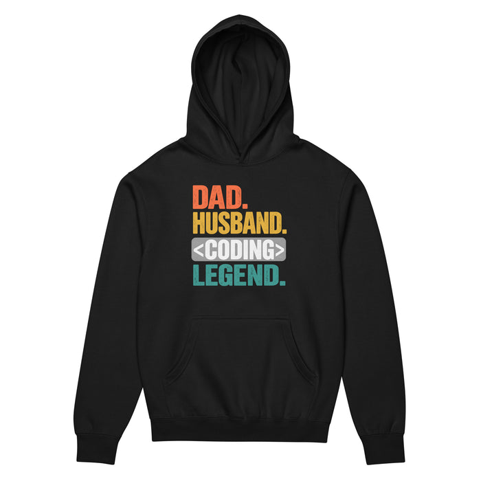 Dad Husband Coding Legend - Men’s box hoodie