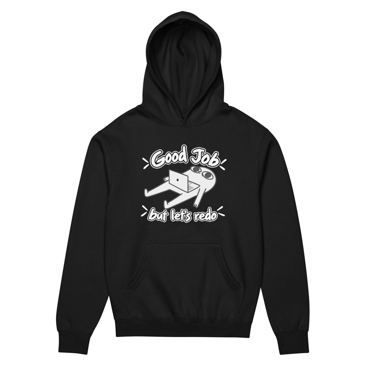 Good Job, But Let’s Redo - Men’s box hoodie