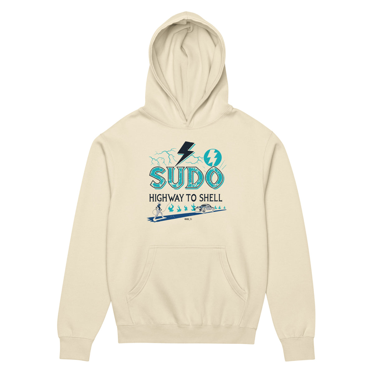 Sudo - Highway to Shell Linux - Men’s box hoodie
