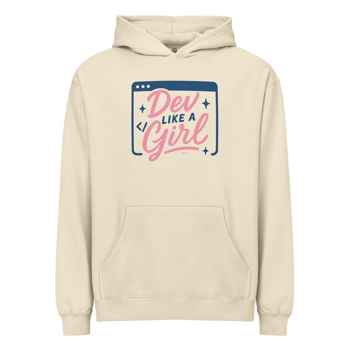 Dev Like a Girl - Men’s box hoodie