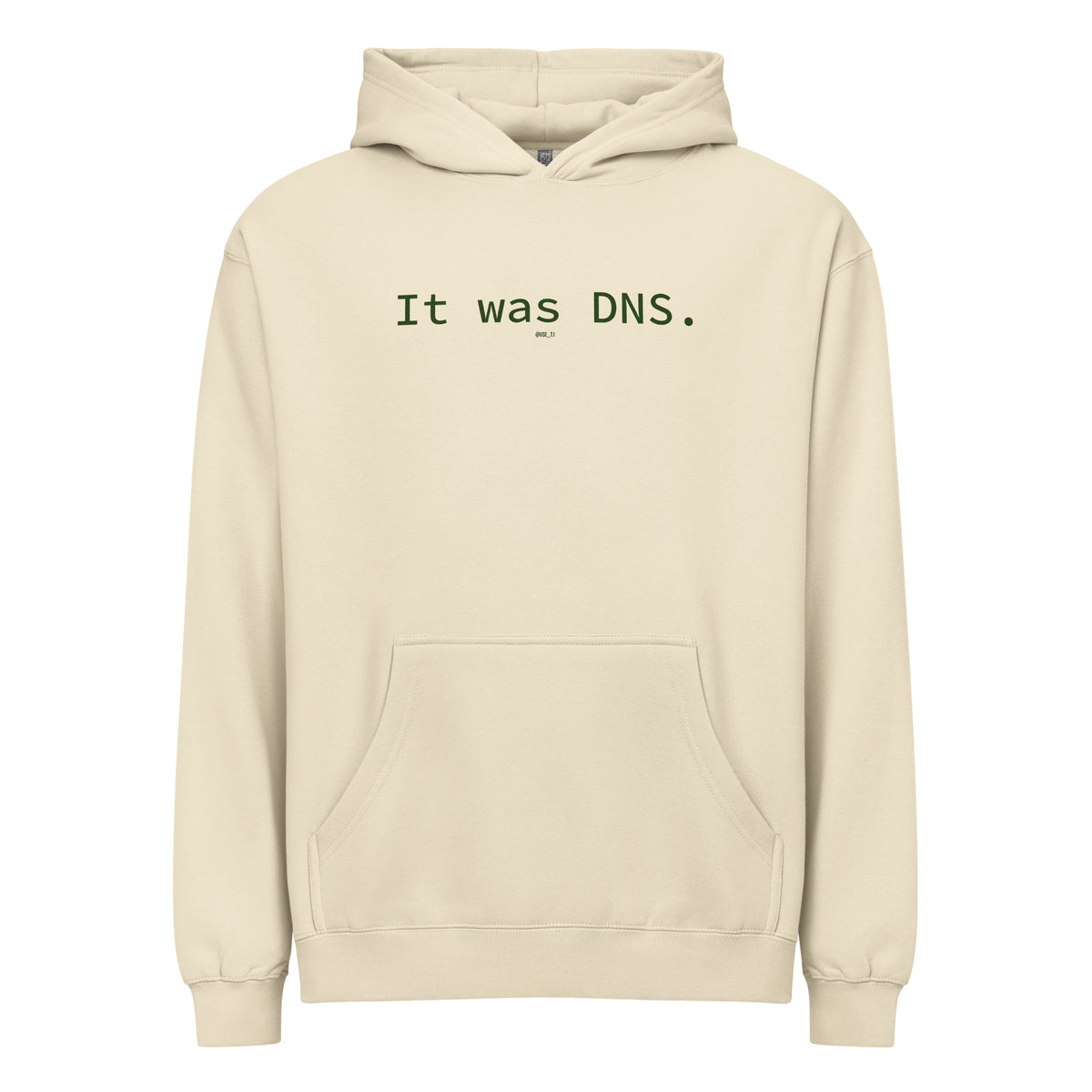 It Was DNS - Men’s box hoodie