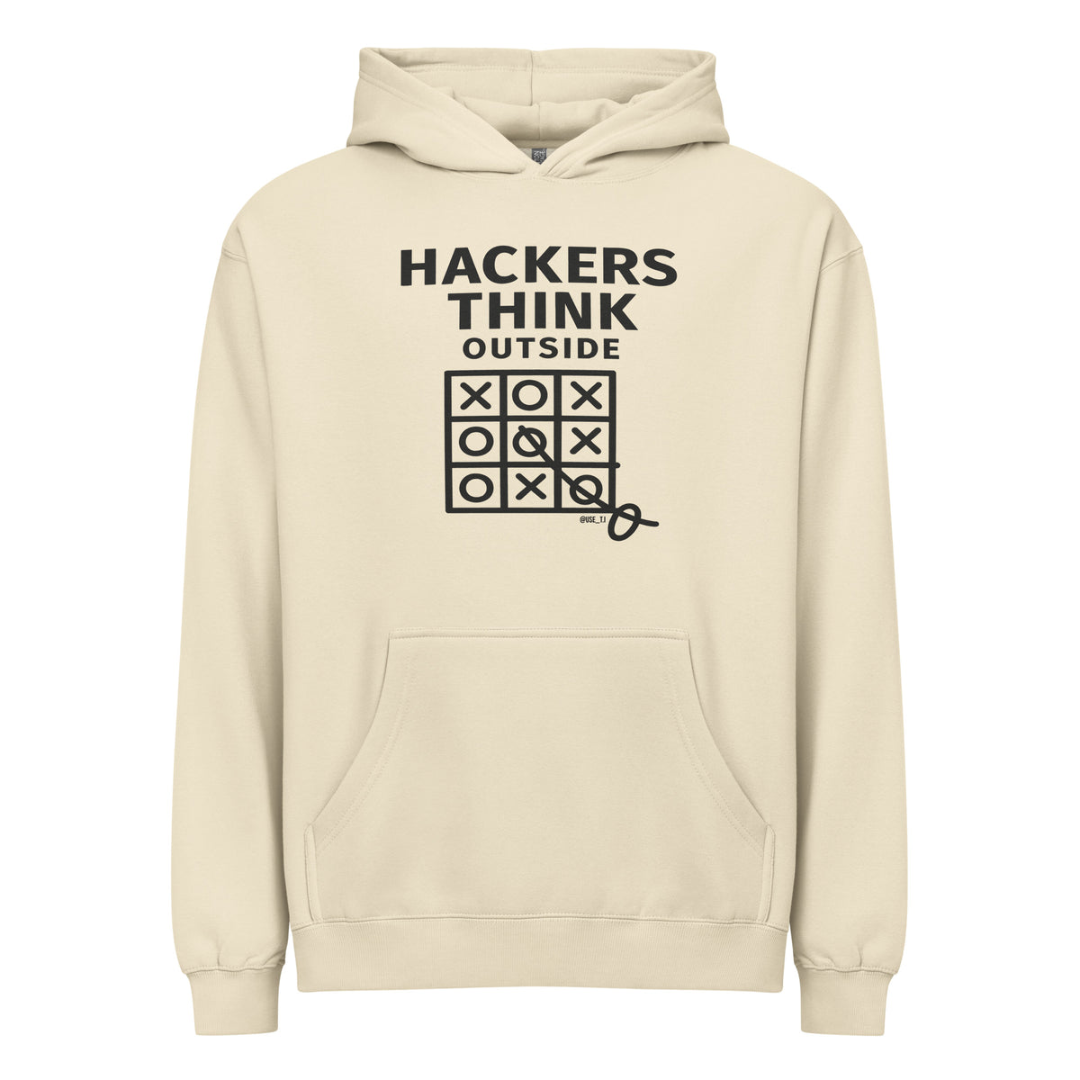 Hackers Think outside - Men’s box hoodie