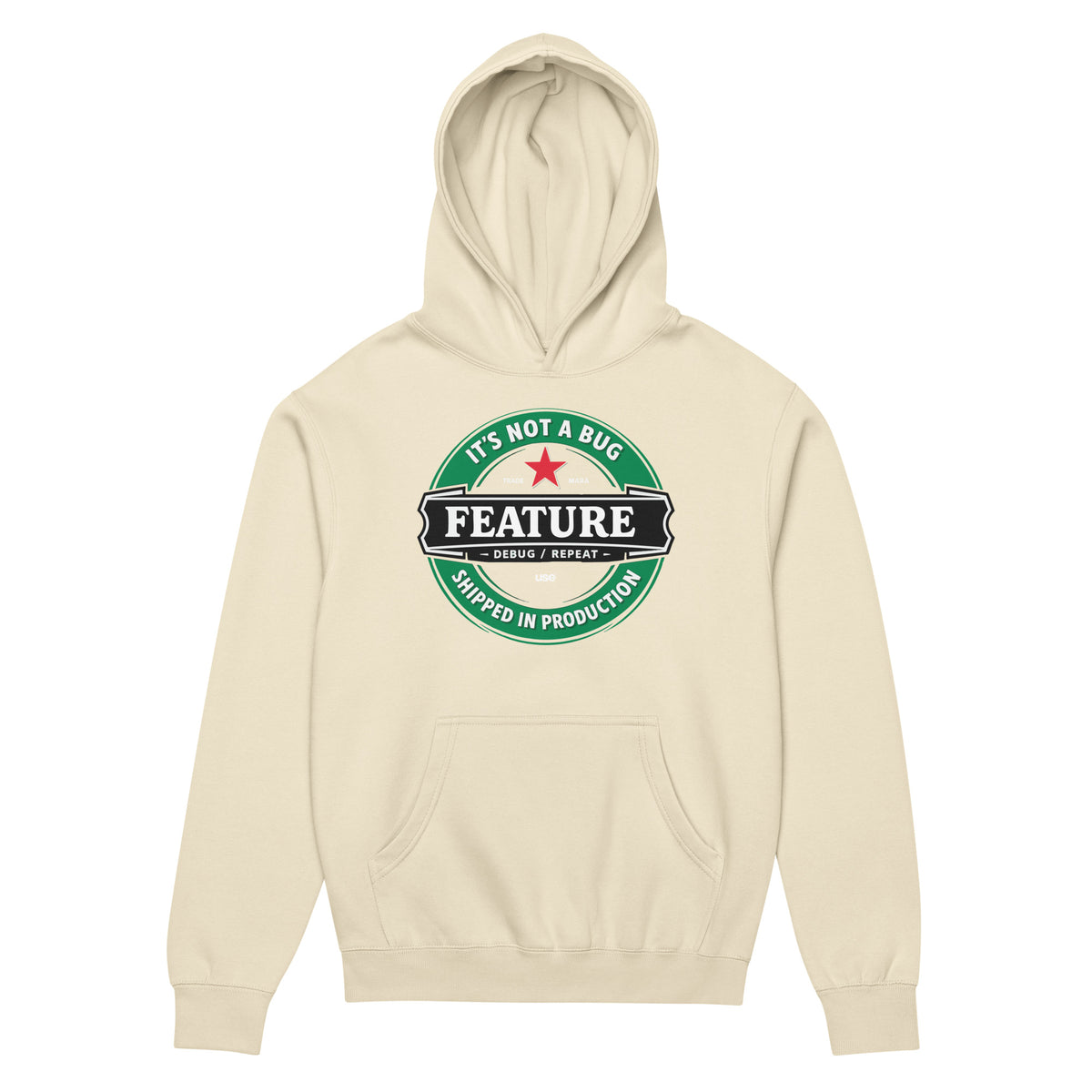 It’s not a bug, it’s a feature - Men’s box hoodie
