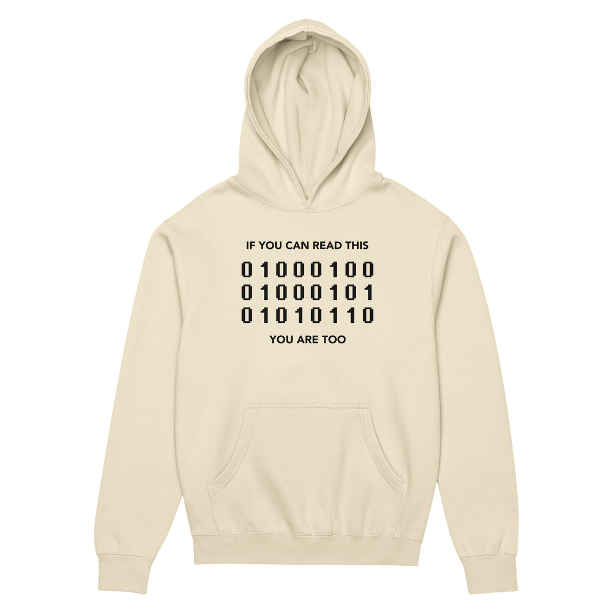 If You Can Read This, You Are Too - Men’s box hoodie