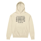 If You Can Read This, You Are Too - Men’s box hoodie