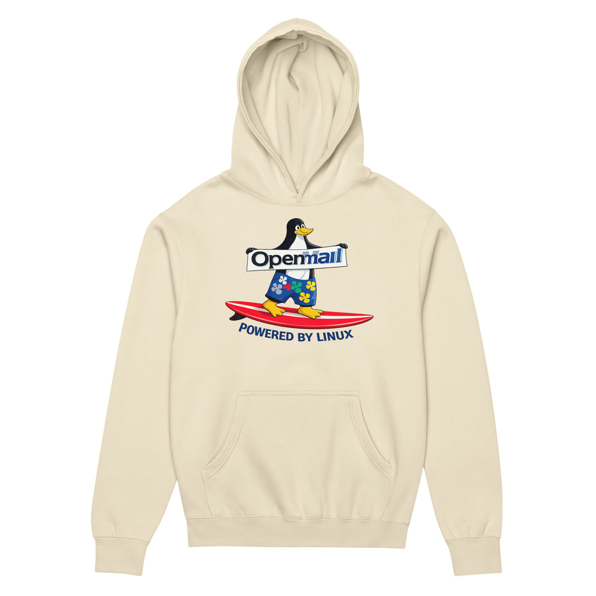 Openmail – Powered by Linux - Men’s box hoodie