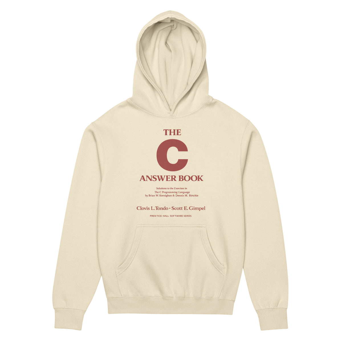 The C Answer Book - Men’s box hoodie