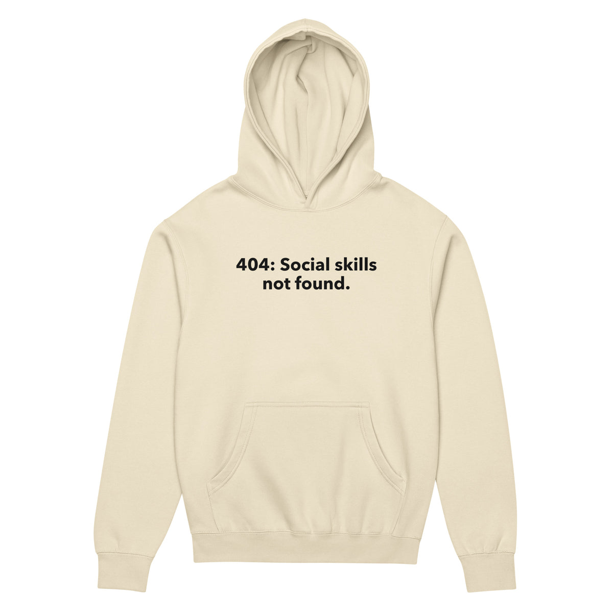 404: Social Skills Not Found - Men’s box hoodie