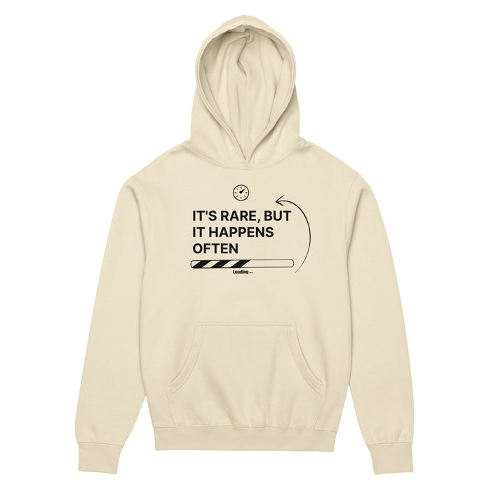 It’s Rare But It Happens Often - Men’s box hoodie