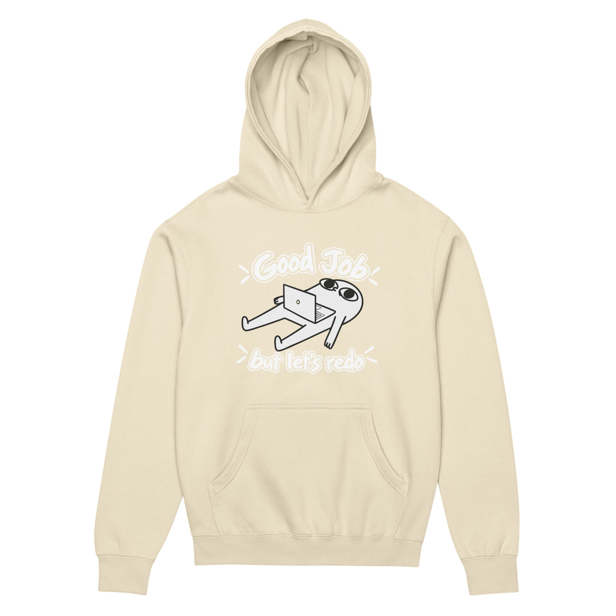 Good Job, But Let’s Redo - Men’s box hoodie