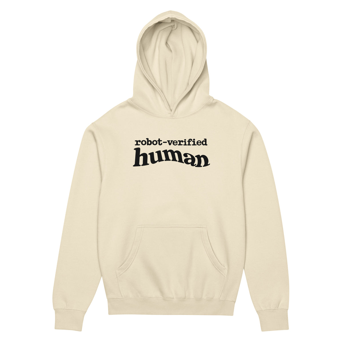 Robot-Verified Human - Men’s box hoodie