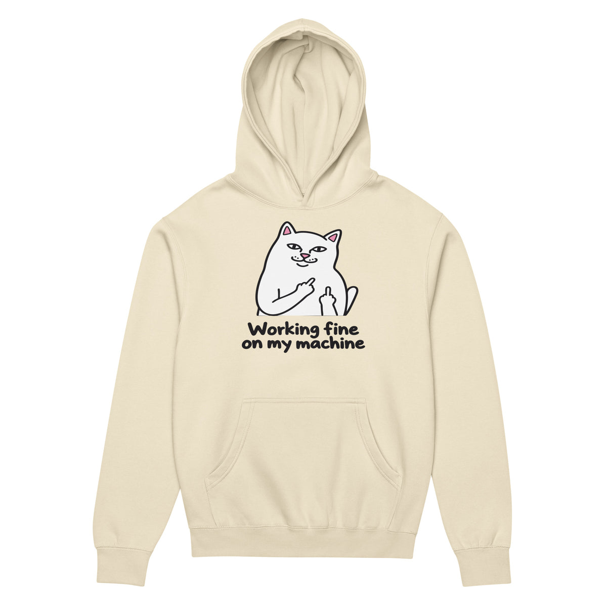 Working Fine on My Machine - Men’s box hoodie