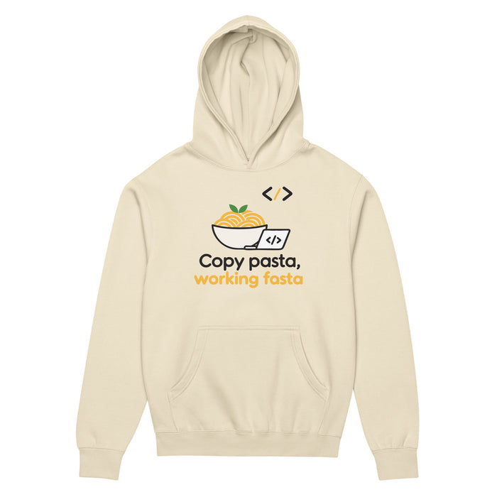Copy Pasta, Working Fasta - Men’s box hoodie