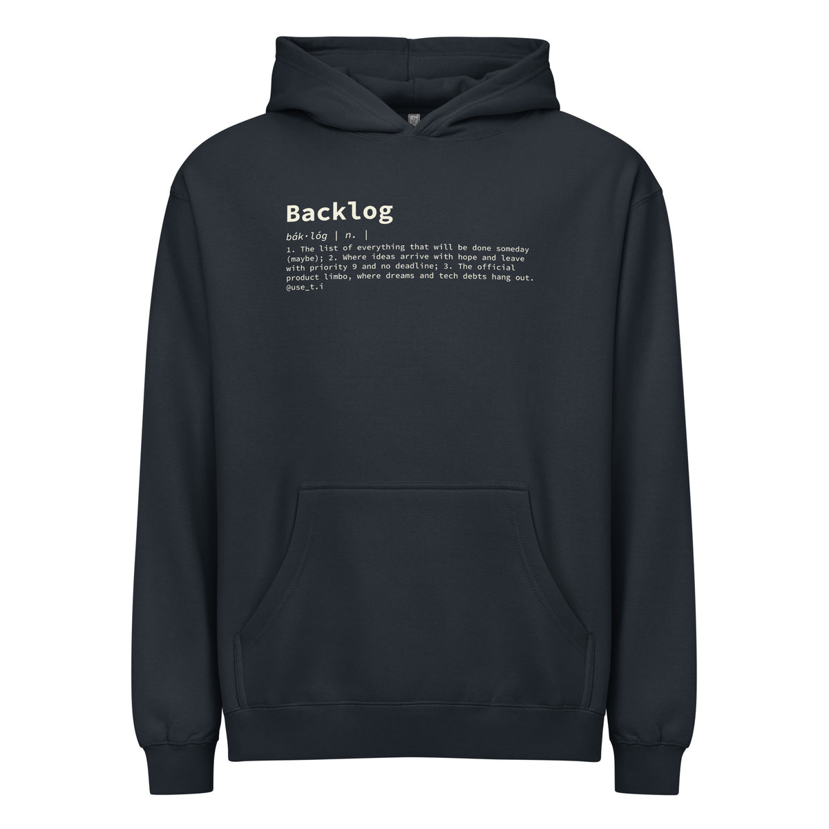 Backlog Definition - Men’s box hoodie