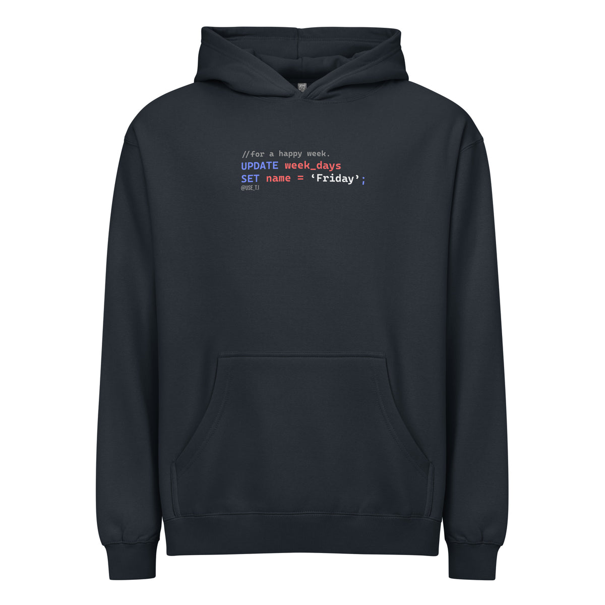 Update Week to Friday - Men’s box hoodie