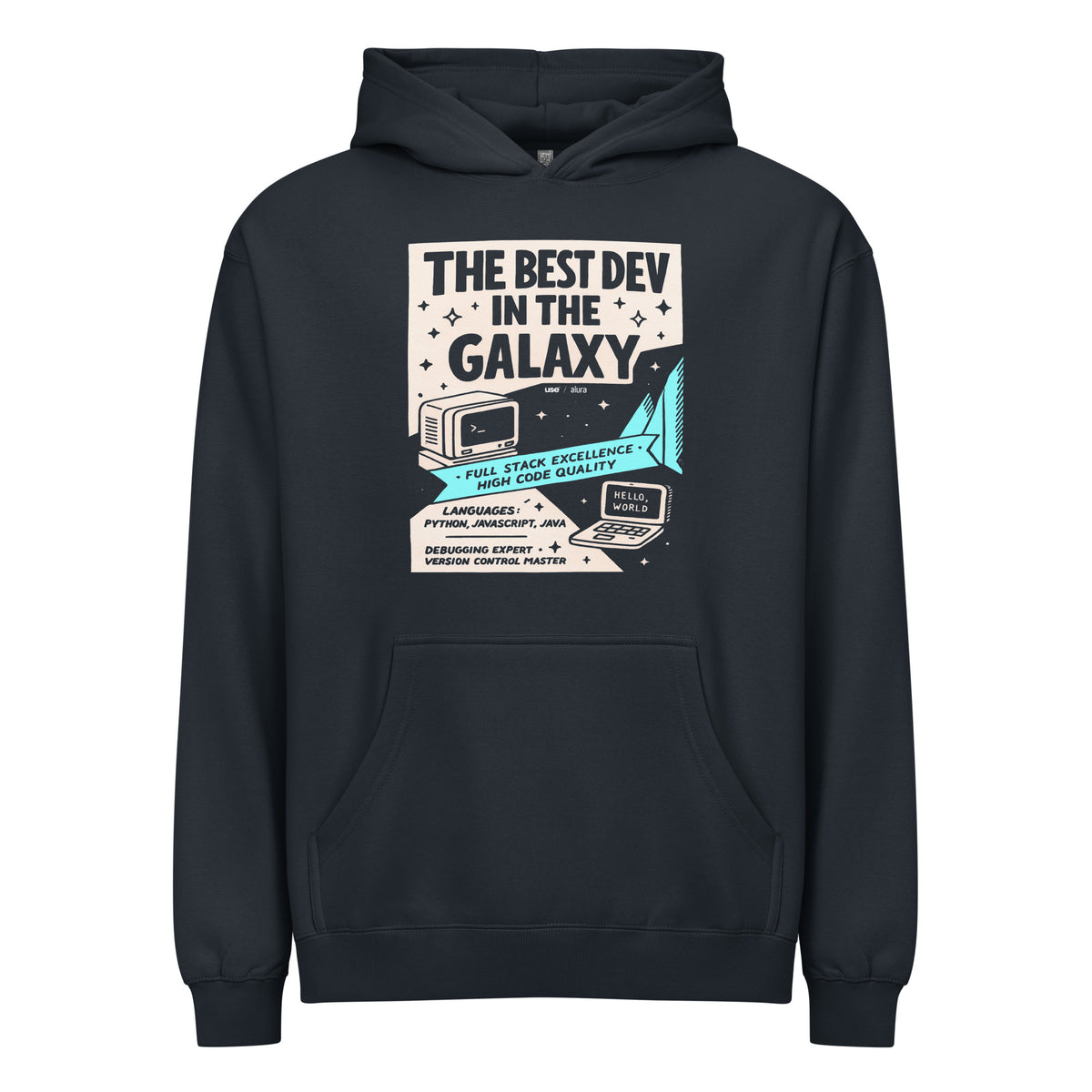 The Best Dev in the Galaxy - Men’s box hoodie
