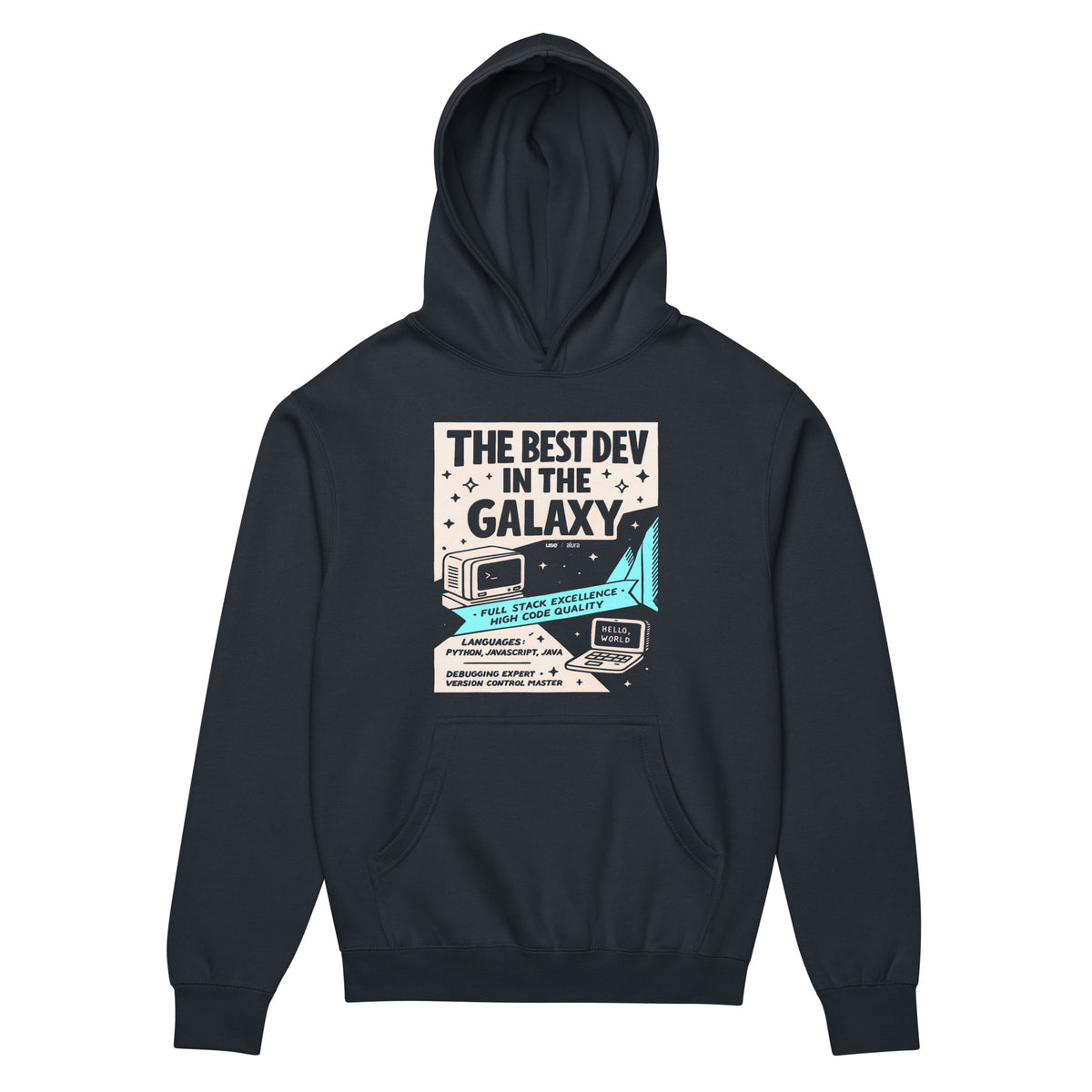 The Best Dev in the Galaxy - Men’s box hoodie