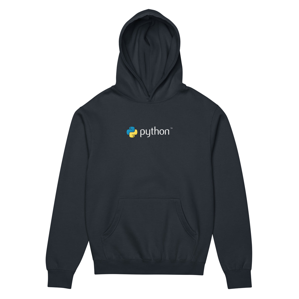 Python Logo - Code with Elegance - Men’s box hoodie