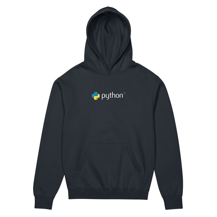 Python Logo - Code with Elegance - Men’s box hoodie
