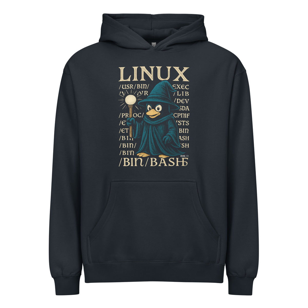 Linux Wizard - /bin/bash Edition - Men’s box hoodie