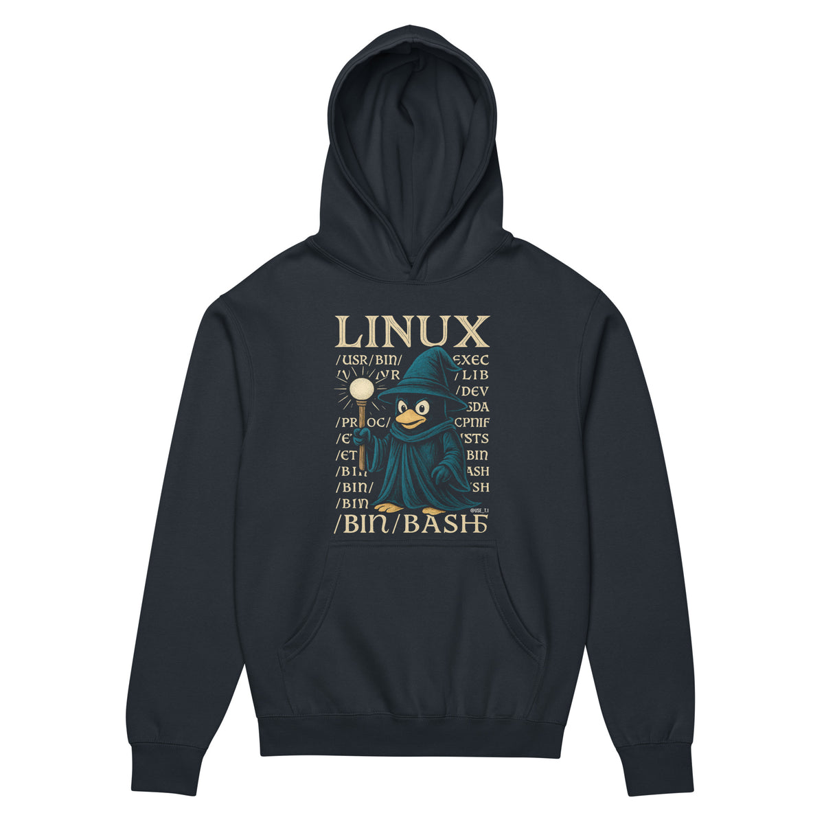 Linux Wizard - /bin/bash Edition - Men’s box hoodie