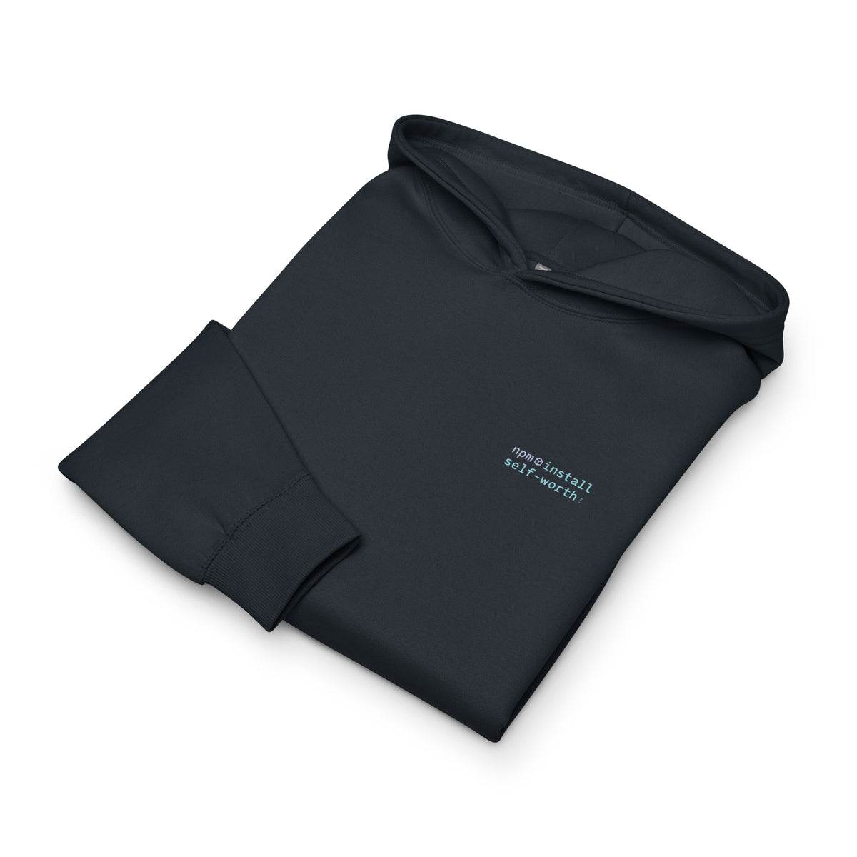 npm install self-worth - Men’s box hoodie