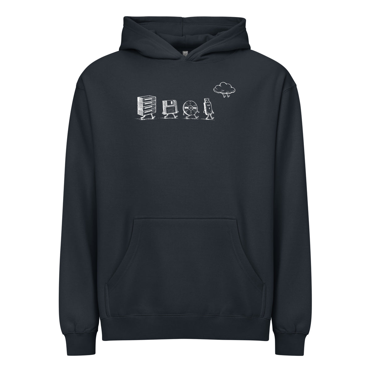 The Evolution of Storage - Men’s box hoodie