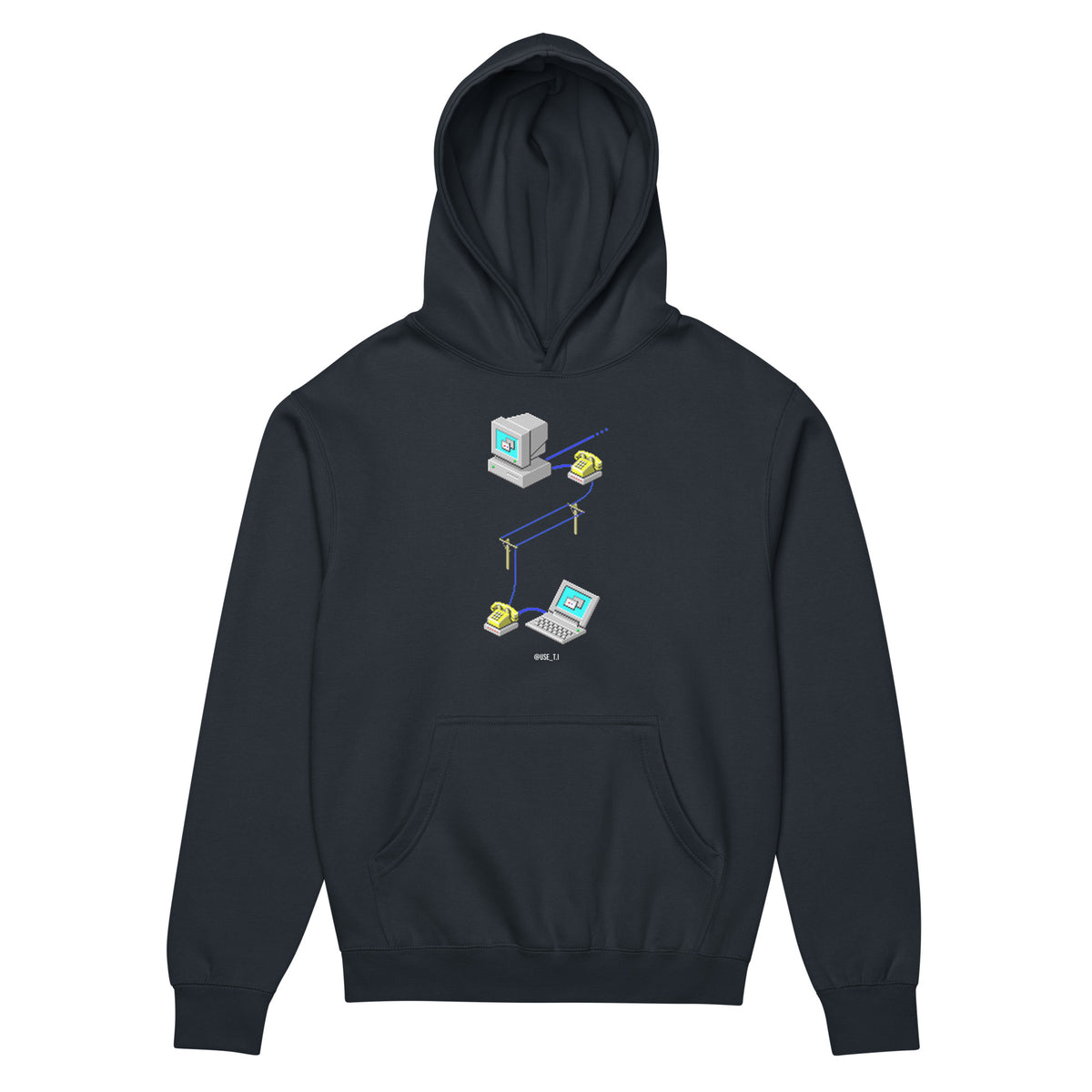 Dial-Up Connection Retro Tee - Men’s box hoodie