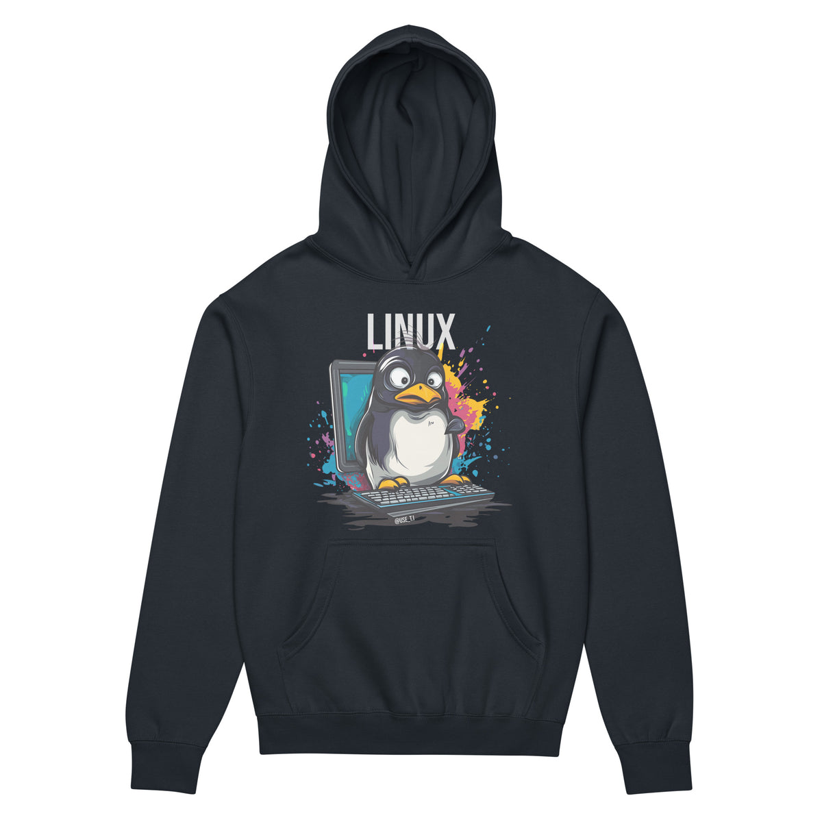 Linux - The Modern Penguin - Men’s box hoodie