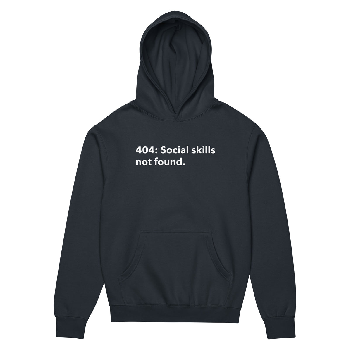 404: Social Skills Not Found - Men’s box hoodie