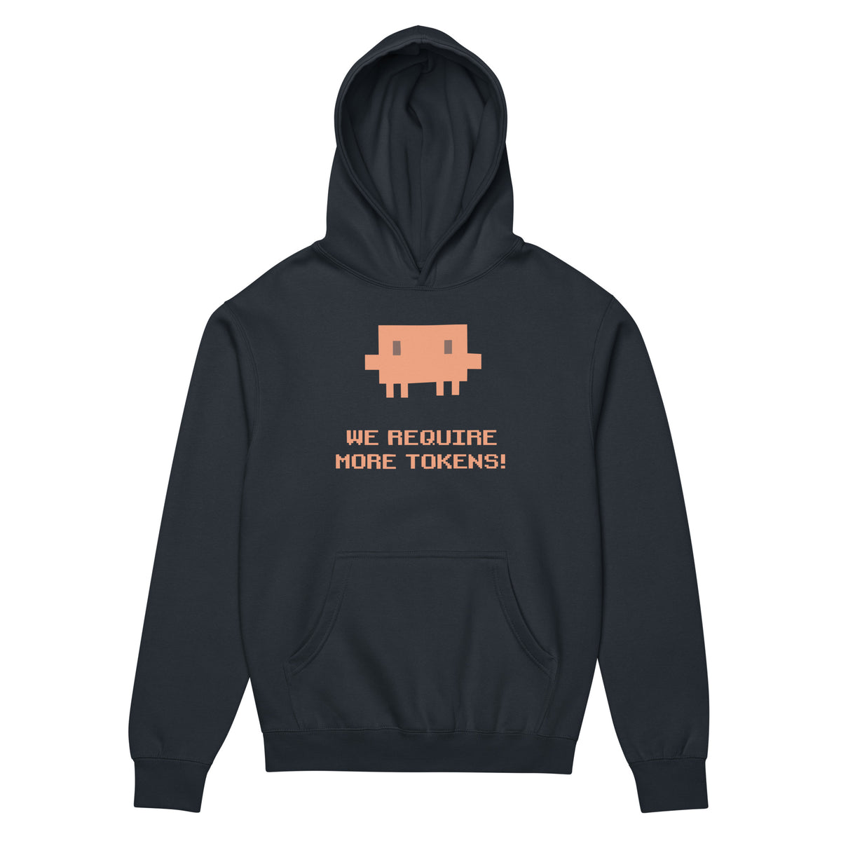 We Require More Tokens - Men’s box hoodie