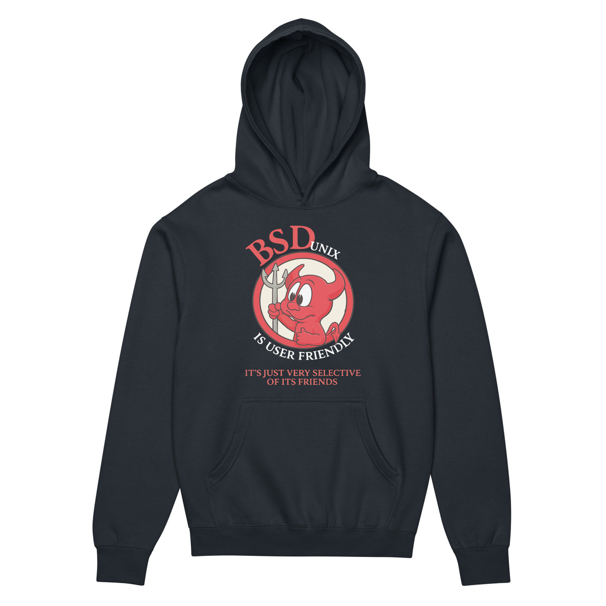 BSD UNIX Is User Friendly - Men’s box hoodie
