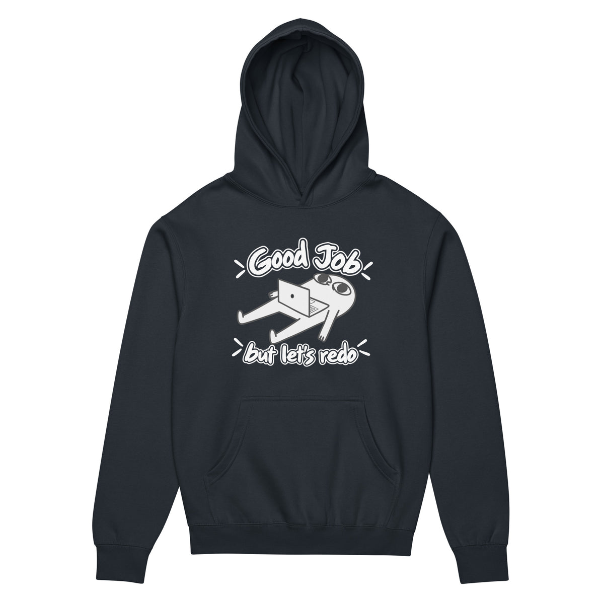 Good Job, But Let’s Redo - Men’s box hoodie