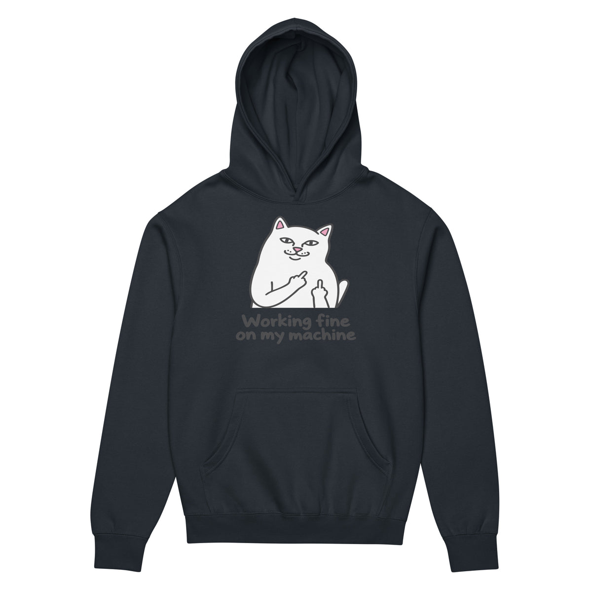 Working Fine on My Machine - Men’s box hoodie