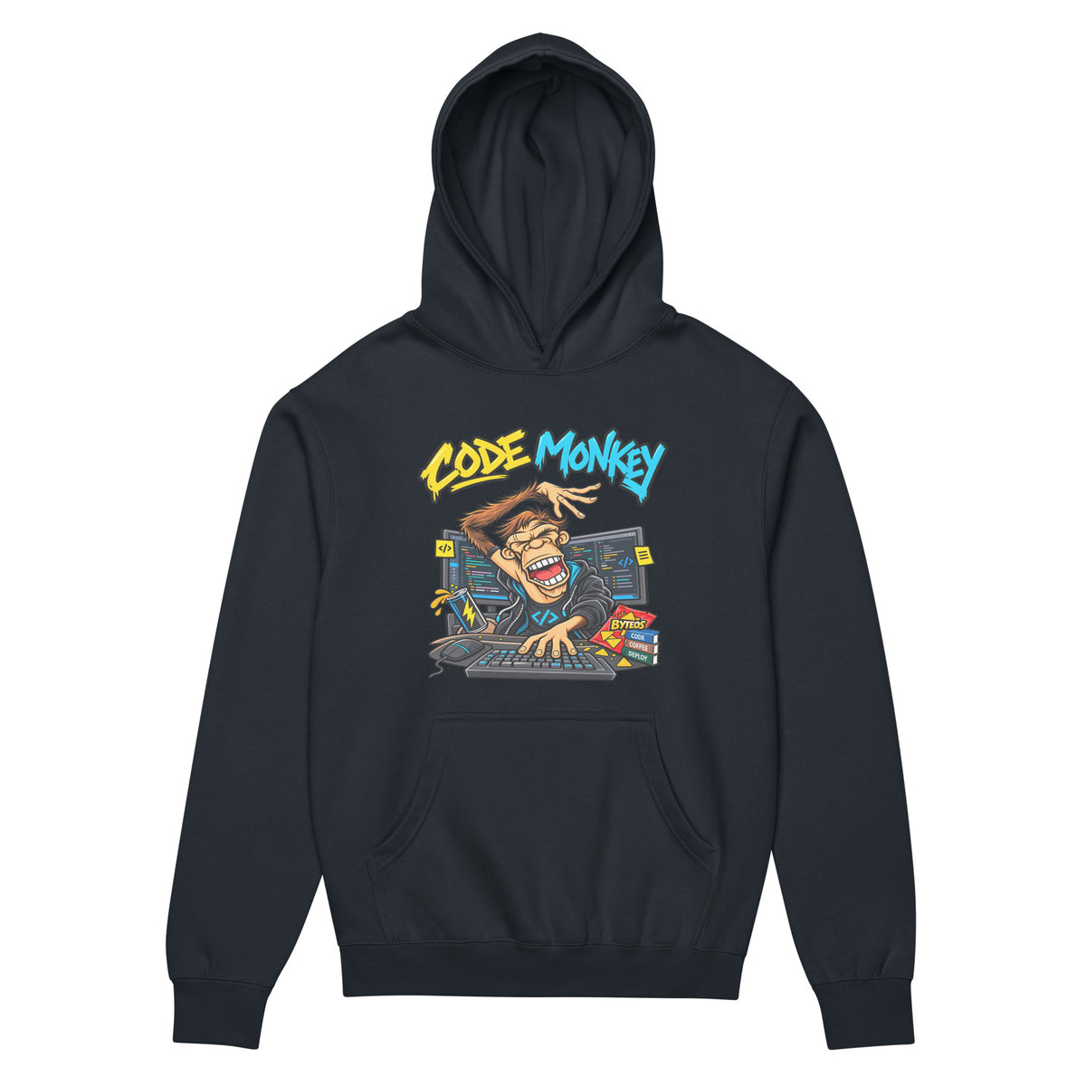 Code Monkey - Men’s box hoodie