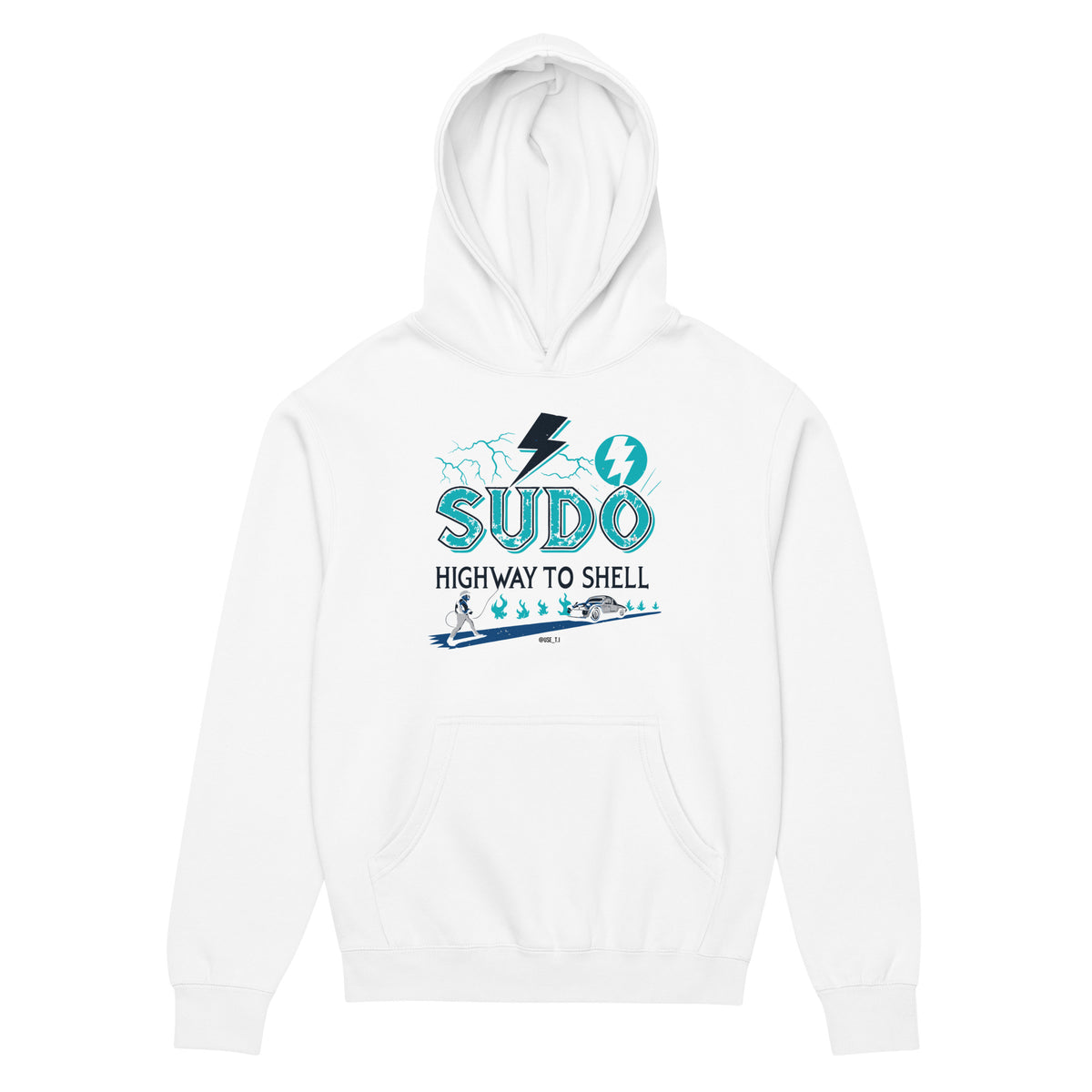 Sudo - Highway to Shell Linux - Men’s box hoodie