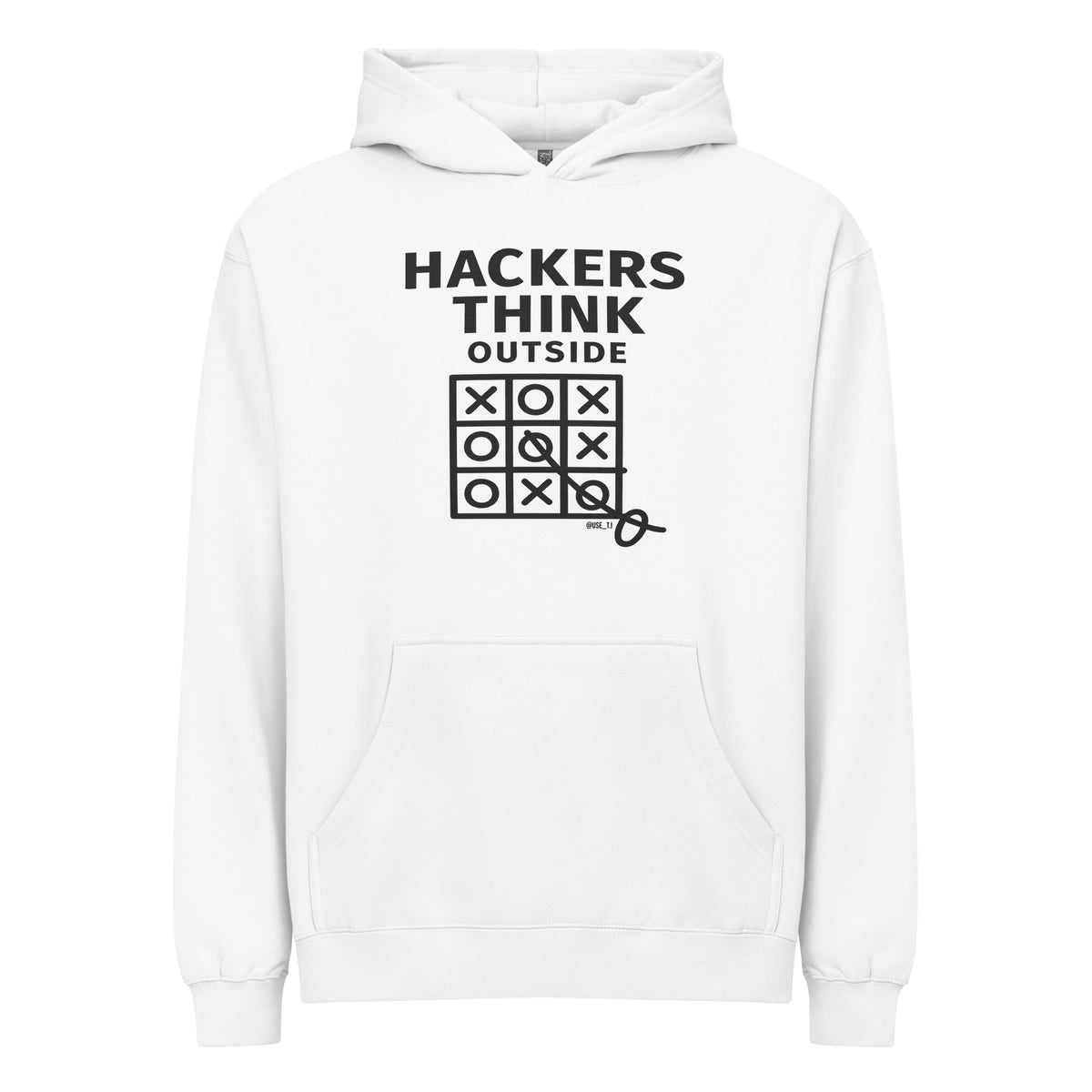 Hackers Think outside - Men’s box hoodie
