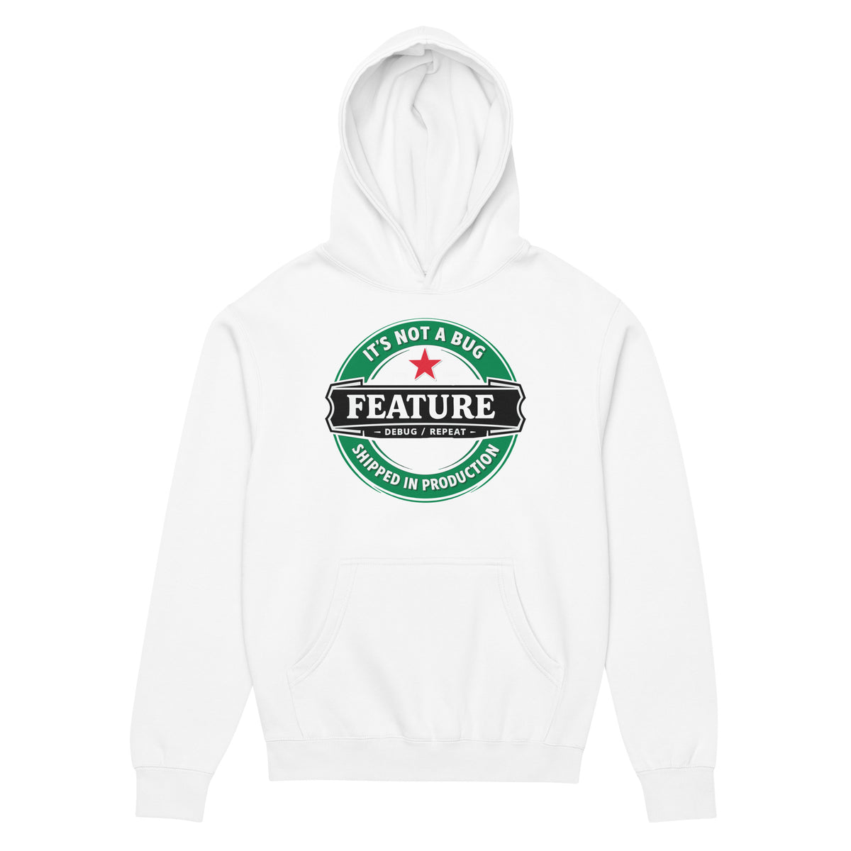 It’s not a bug, it’s a feature - Men’s box hoodie