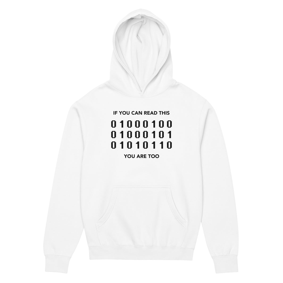 If You Can Read This, You Are Too - Men’s box hoodie