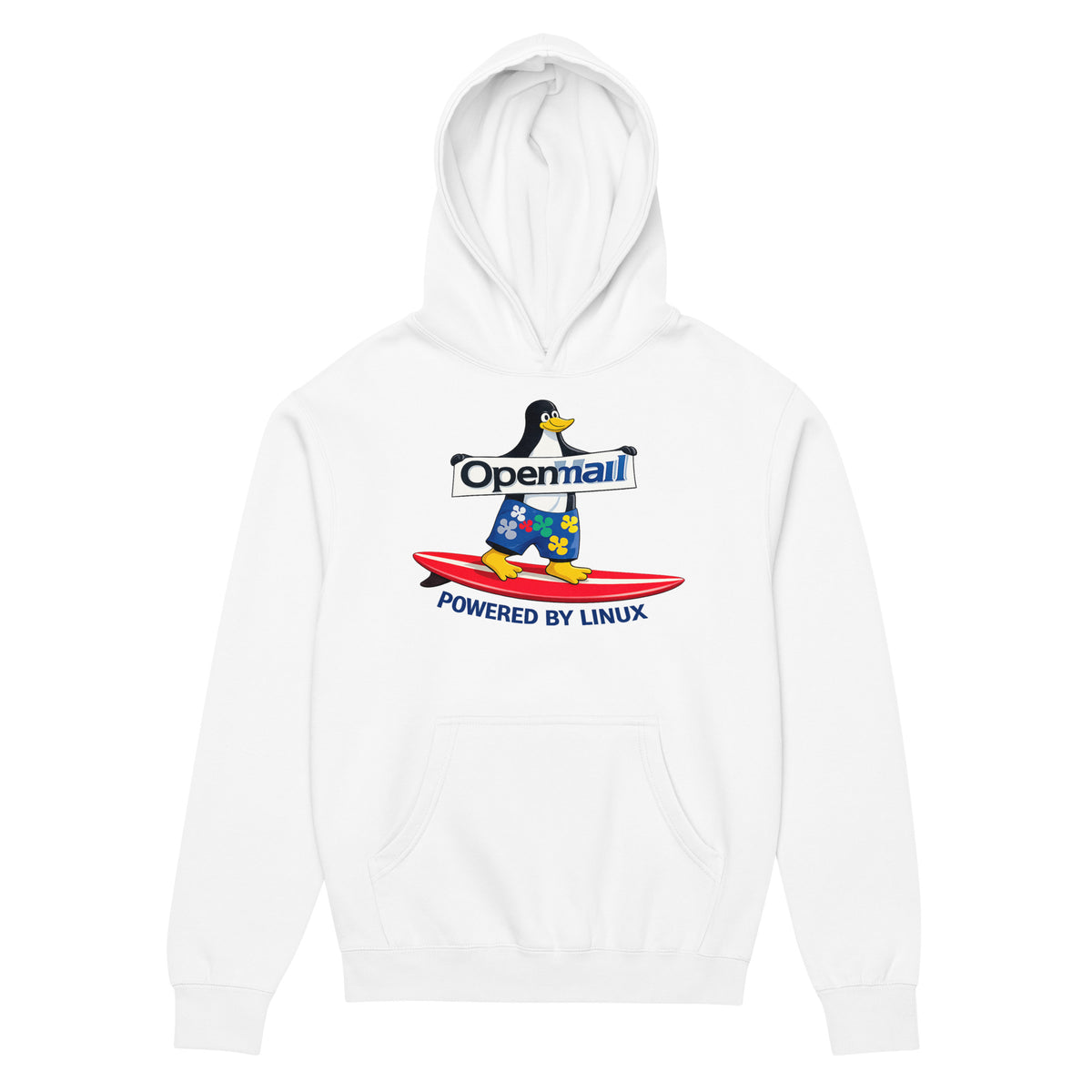 Openmail – Powered by Linux - Men’s box hoodie